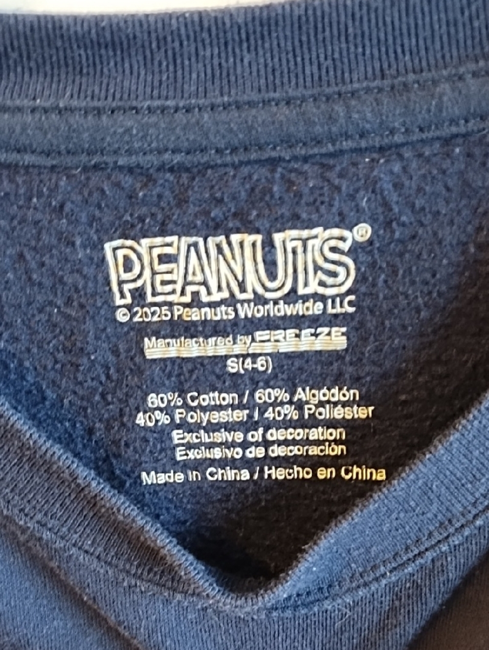 Peanuts Snoopy sweatshirt S - Picture 4 of 4